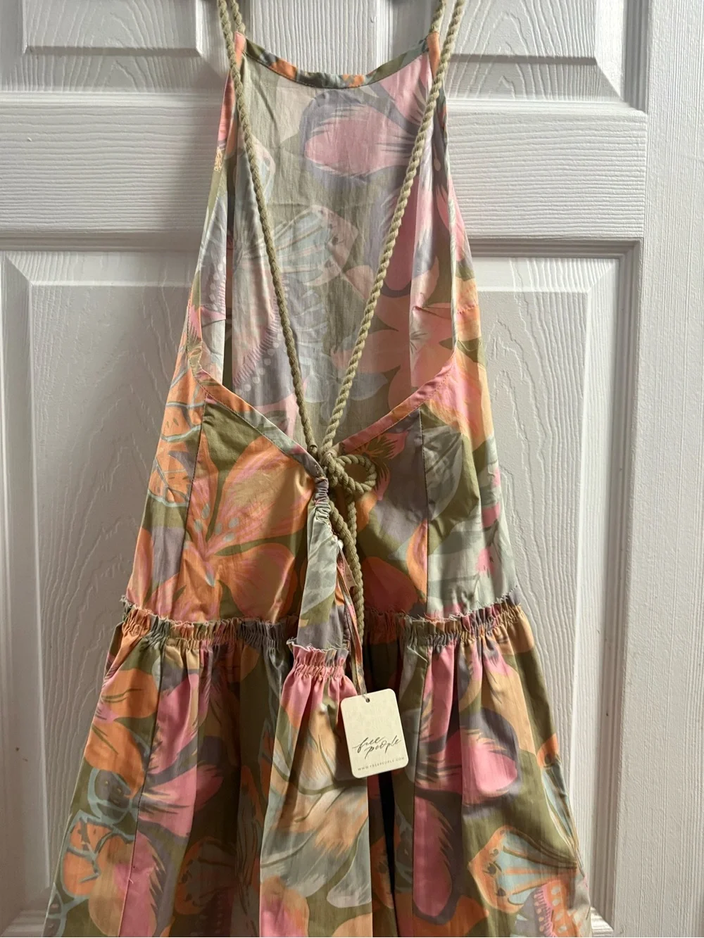 🆕 Free People Deserted Island Mini Dress Rainforest Combo XS